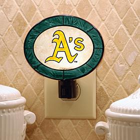 Team Glass Nightlight - Oakland Athletics