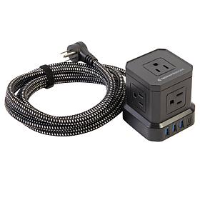 Tech Impressions Cube 9-Device Surge Protector with 10' Cord