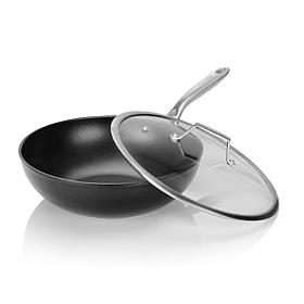 TECHEF Onyx Collection 12" Wok/Stir-Fry Pan with Lid