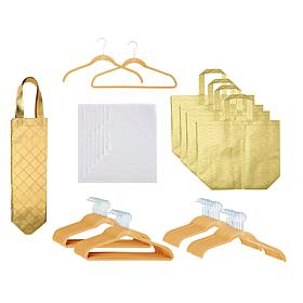 The Joy Hangers Best Gifts Ever 65-piece Mega Set with Bags - Chrome