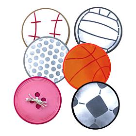 The Stamps of Life Ball & Button Shaped Card Fold-it Dies w/ Stencils