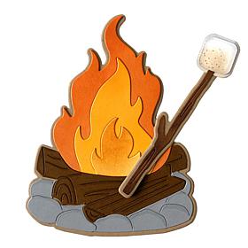The Stamps of Life Campfire Shaped Card Fold-it Die Set