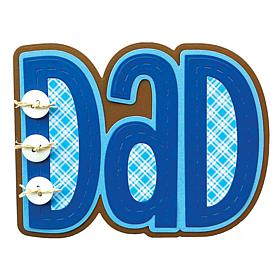 The Stamps of Life Dad Shaped Card Fold-it