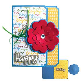 The Stamps of Life Flower Fold Over Card Die Set