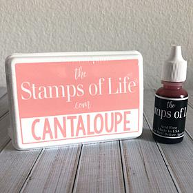 The Stamps of Life Ink Pad and Refill - Cantaloupe 