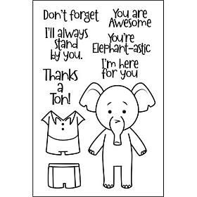The Stamps of Life Little Peeps Elephant Clear Stamp Set