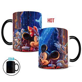 Thomas Kinkade Disney 90 Years of Mickey Heat-Sensitive Morphing Mug