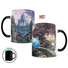 Thomas Kinkade Disney Cinderella Heat-Sensitive Morphing Mug