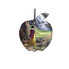 Thomas Kinkade Disney Hanging Print - Snow White Discovers Cottage