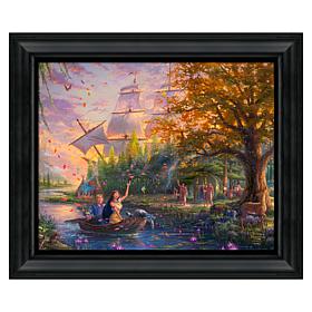 Thomas Kinkade Disney Pocahontas - 16" x 20" Brushstroke Vignette