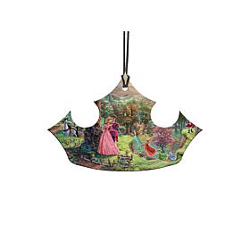 Thomas Kinkade Disney Shaped Acrylic Hanging Print - Sleeping Beauty