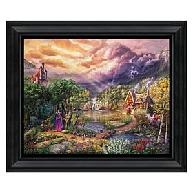 Thomas Kinkade Disney The Evil Queen  16x20 Brushstroke Vignette