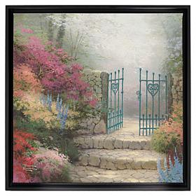 Thomas Kinkade© Studios "The Garden of Promise" Framed Wrapped Canvas