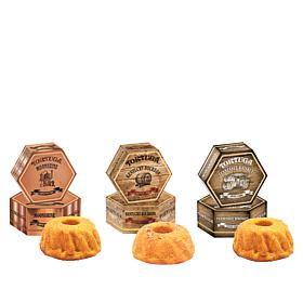 Tortuga 6-pk 4 oz. Southern Trio Rum Cake Variety Gift Set Auto-Ship®