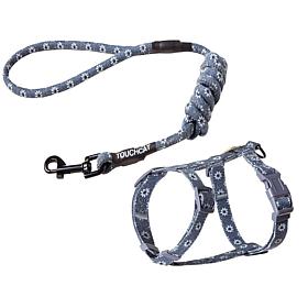 Touchcat Radi-Claw Durable Cable Cat Harness and Leash Combo
