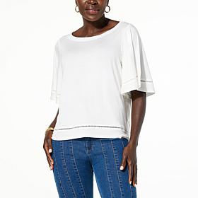 Tower Hill by Christie Brinkley Bell Sleeve T-Shirt
