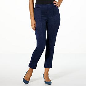 Tower Hill by Christie Brinkley Faux Suede Ankle Pant