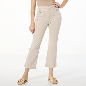 Tower Hill by Christie Brinkley Flare-Leg Ankle Jean