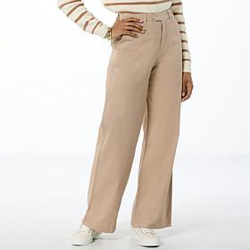 Tower Hill by Christie Brinkley High Rise Pleated Wide Leg Trouser