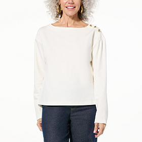 Tower Hill by Christie Brinkley Long Sleeve Knit Top