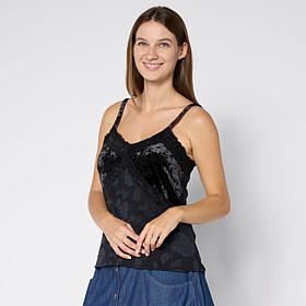 Tower Hill by Christie Brinkley Mixed Media Lace Cami