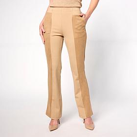 Tower Hill by Christie Brinkley Pull-On Mixed Media Bootcut Pant