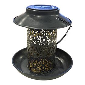 Tower Hill by Christie Brinkley Solar Light Bird Feeder