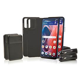 Tracfone 2pk Moto G Play 6.5" w/1500 Talk/Text/Data, 5K mAh Power Bank