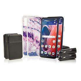 Tracfone 2pk Moto G Play 6.5" w/1500 Talk/Text/Data, 5K mAh Power Bank