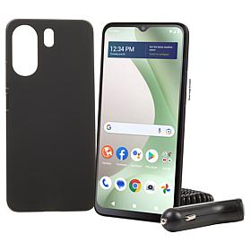 Tracfone 6.5" BLU View 5 with 1500 Talk/Text/Data 1-Year Plan w/Case