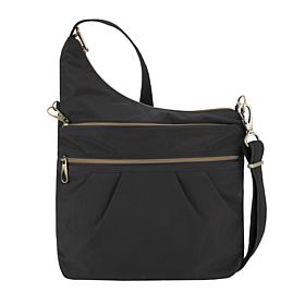 Travelon Anti-Theft Signature 3-Compartment Crossbody Bag 13.75"x11.5"