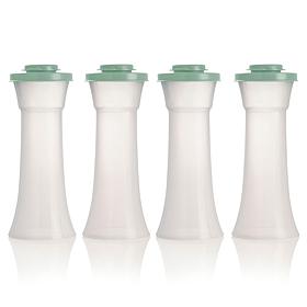 Tupperware 4-piece Hourglass Seasoning Shaker Set