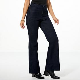 TWRHLL by Christie Brinkley Patch Pocket Denim Trouser Jean