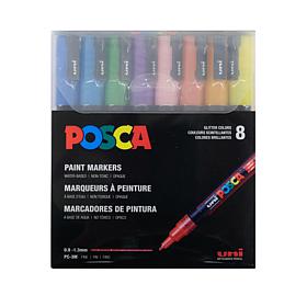 Uni Posca Paint Markers PC-3M Fine Glitter Colors