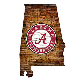 University of Alabama Distressed State with Logo