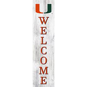 University of Miami 48" Welcome Leaner