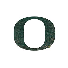 University of Oregon Distressed Logo Cutout Sign