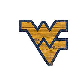 University of West Virginia Distressed Logo Cutout Sign