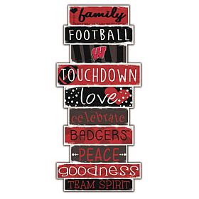 University of Wisconsin Celebrations Stack 24" Sign 