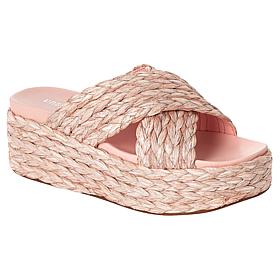 Urban Sport Quinci Raffia Platform Wedge Sandal