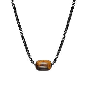Van Heusen Bead Pendant with Rolo Chain Necklace