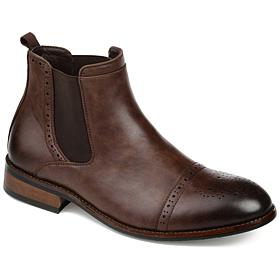 Vance Co. Garrett Wide Width Cap Toe Chelsea Boot