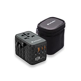 Verbatim UTA-05 Gan III Universal Travel Adapter 65W – USB-C, USB-A