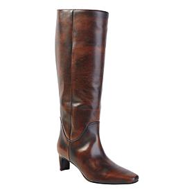 Vince Camuto Avriah Tall Leather/Suede Kitten Heel Boot