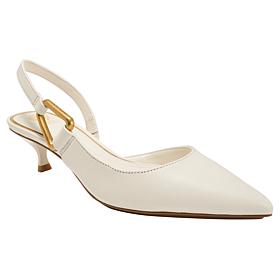 Vince Camuto Inari Leather Slingback Kitten Heel