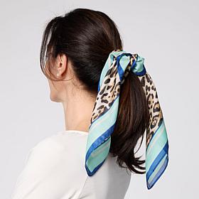 Vince Camuto Leopard Print Square Scarf