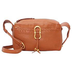 Vince Camuto Letta Whipstitch Leather Crossbody