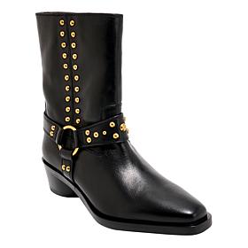 Vince Camuto Roista Leather or Suede Moto Boot