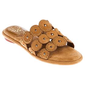 Vince Camuto Sennie Studded Leather/Suede Slide Sandal