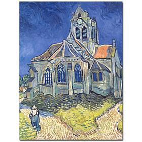 Vincent van Gogh 'Church at Auvers-sur-Oise, 1890' Art
